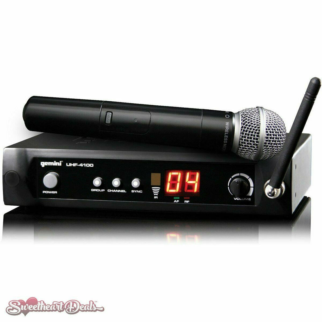 UHF Digital Wireless Microphone- IU-4011 Quad 4 Microphone Set