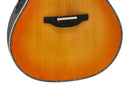 Ovation Custom Balladeer Acoustic‑Electric Guitar - Vintage Burst w/ Gig Bag