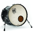 SJC Drums Tour Series 18x22 Bass Drum - Matte Black - T22KMBCHB22