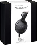 Technics EAH-DJ1200 Professional On-Ear DJ Headphones - Black
