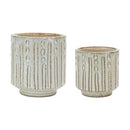 Melrose Distressed Clay Planter Set of 2 Planter