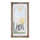 Melrose Framed Christmas Manger Print 23.5"H
