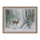 Melrose Framed Woodland Deer Print 16"L