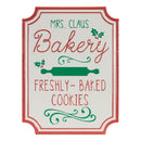 Melrose Metal Mrs. Claus Bakery Wall Sign 16"H