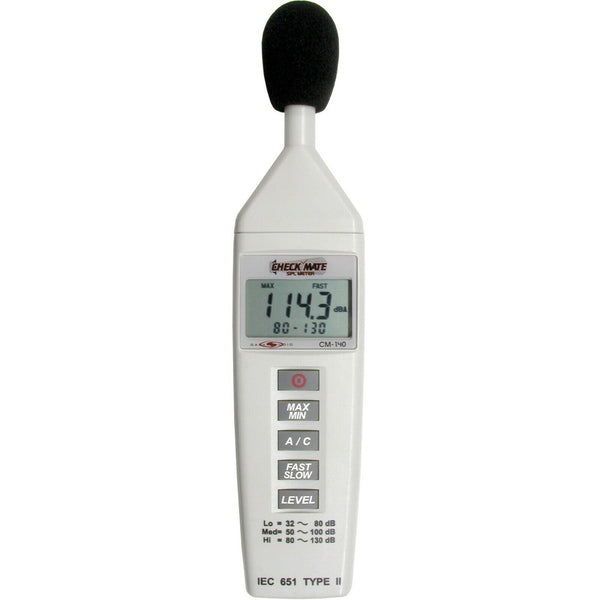Galaxy Audio CM140 SPL Sound Pressure Level Meter w/ 1/2-in Condenser Microphone