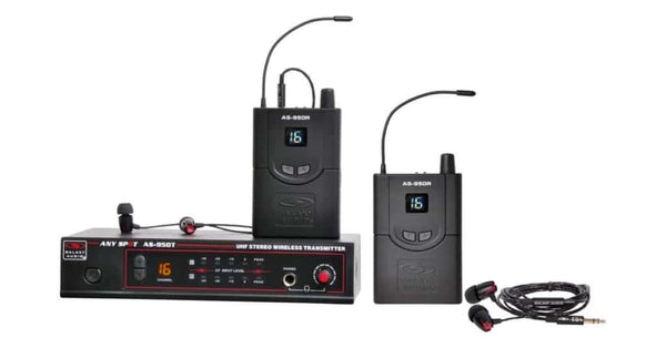 Galaxy Audio AS-950-2N Wireless In-Ear Twin Pack Monitor System - N: 518 to 542
