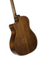 Cort COREGAOPLB Core Series Acoustic Electric Cutaway Guitar - Solid Blackwood