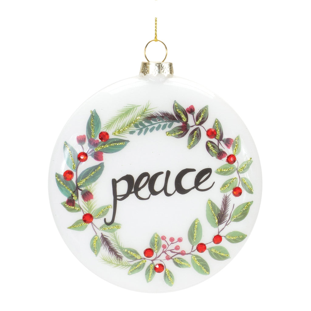 Melrose Cardinal Joy and Peace Ornament (Set of 12)