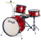 Stagg 3-Piece Junior Drum Set with Hardware 8/10/16 - Red - TIM JR 3/16B RD