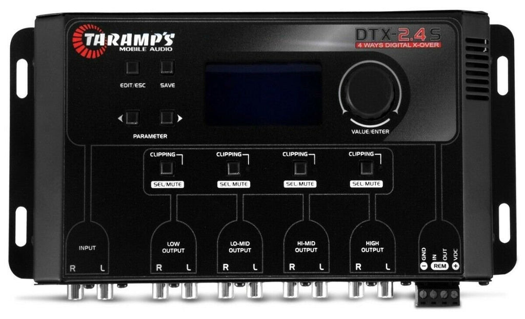 Taramps DTX 2.4S Four Channel Full Feature Low Distortion Auto