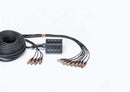 Cordial 100' 8-In/4-Out XLR Multi-Pair Snake with Stage Box - CYB8-4C(30METER)