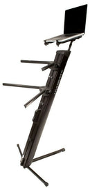 Ultimate Support HYM100QR Dynamic Laptop Stand - Mounts to 5/8-in Threaded Stand