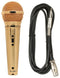 VocoPro MK-58PRO Gold Finish Professional Vocal Microphone