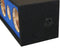 DeeJay LED 10" Side Speaker Enclosure w/ 3 Horn & 2 Tweeters Ports - Blue