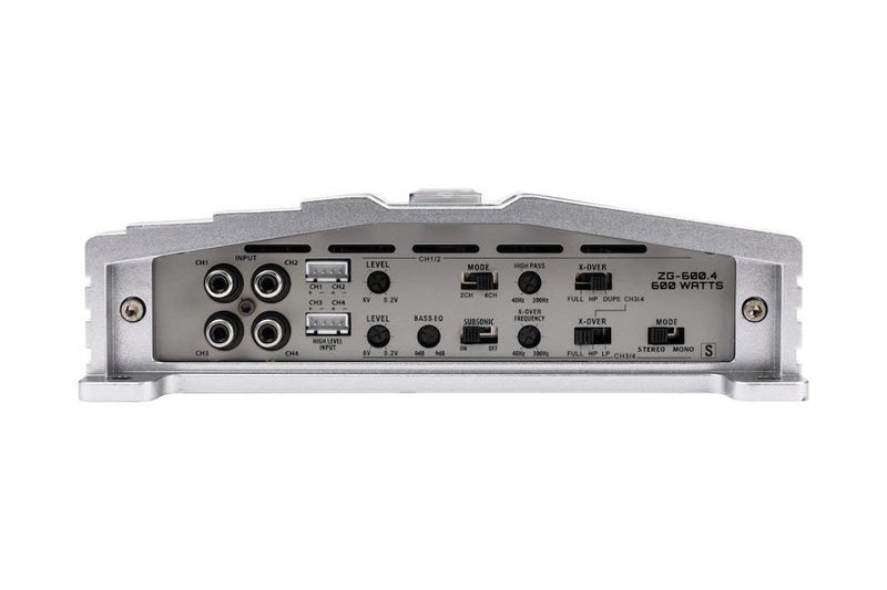 Hifonics Zeus 600 Watt 4 CH 4 Ohm Subwoofer Amplifier - ZG600.4