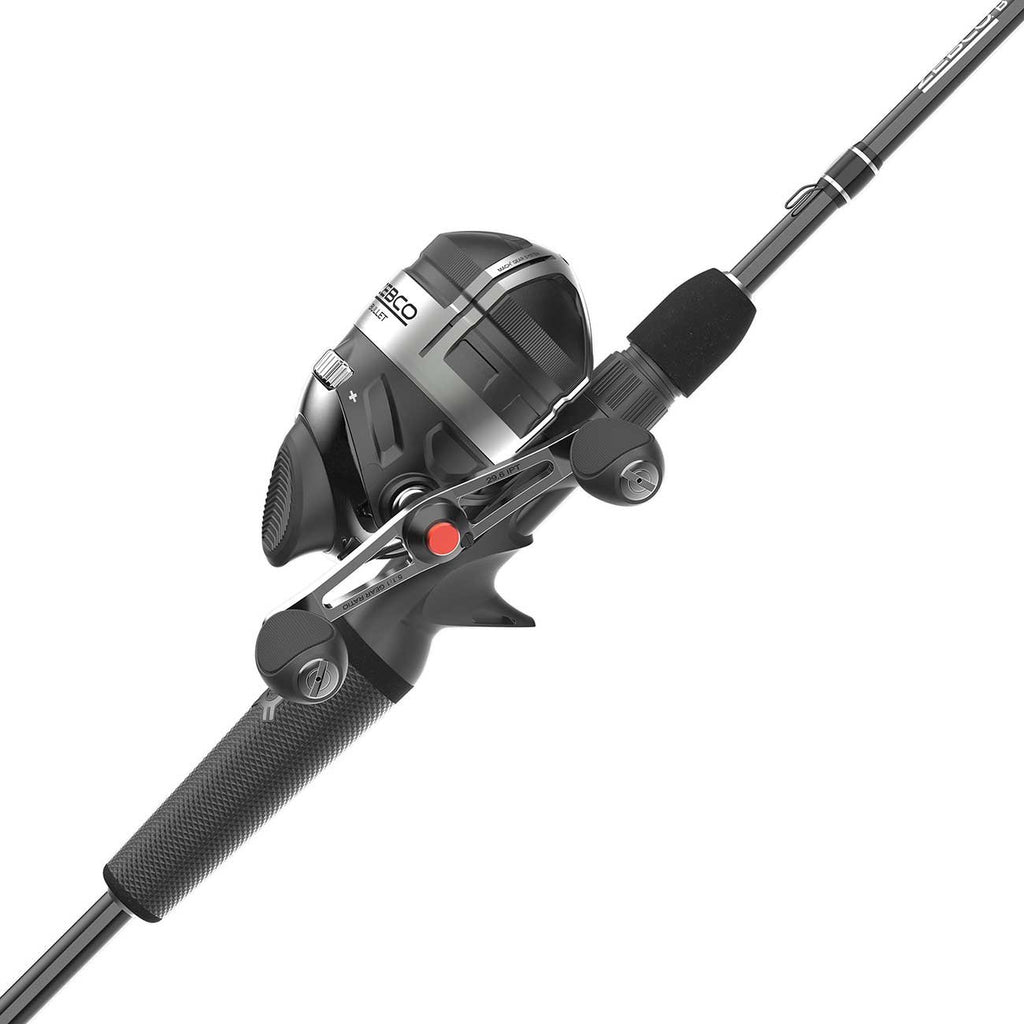 Zebco Bullet Spincast Reel and Fishing Rod Combo 6ft6in 2pc