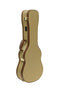 Stagg Vintage-Style Gold Tweed Baritone Ukulele Hardshell Case - GCX-UKB GD