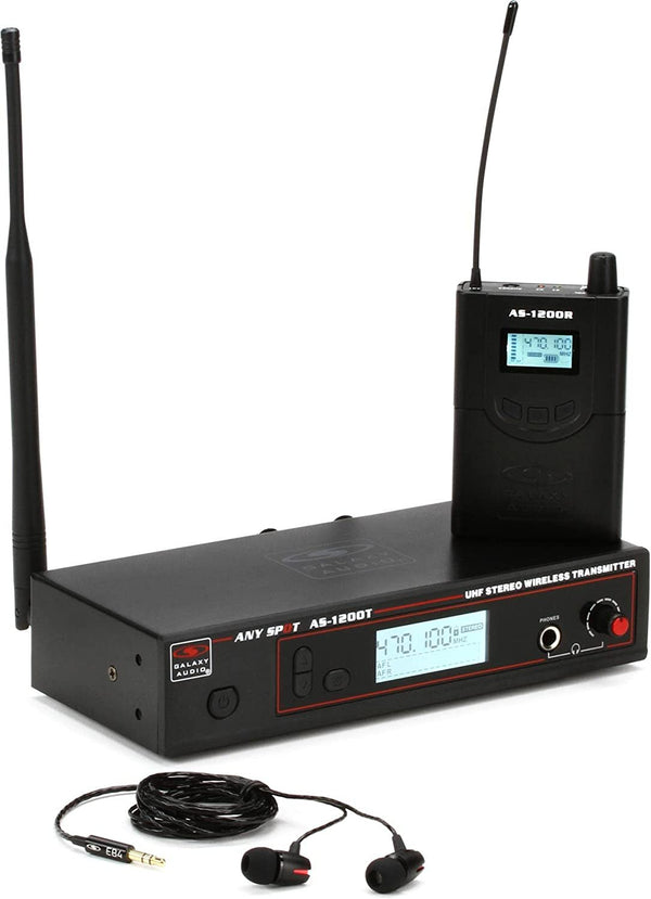 Galaxy Audio AS-1200P4 Wireless In-ear Personal Monitor System - P4 Band