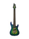 Cort KX508MS KX Series 8 String Electric Guitar - Mariana Blue Burst