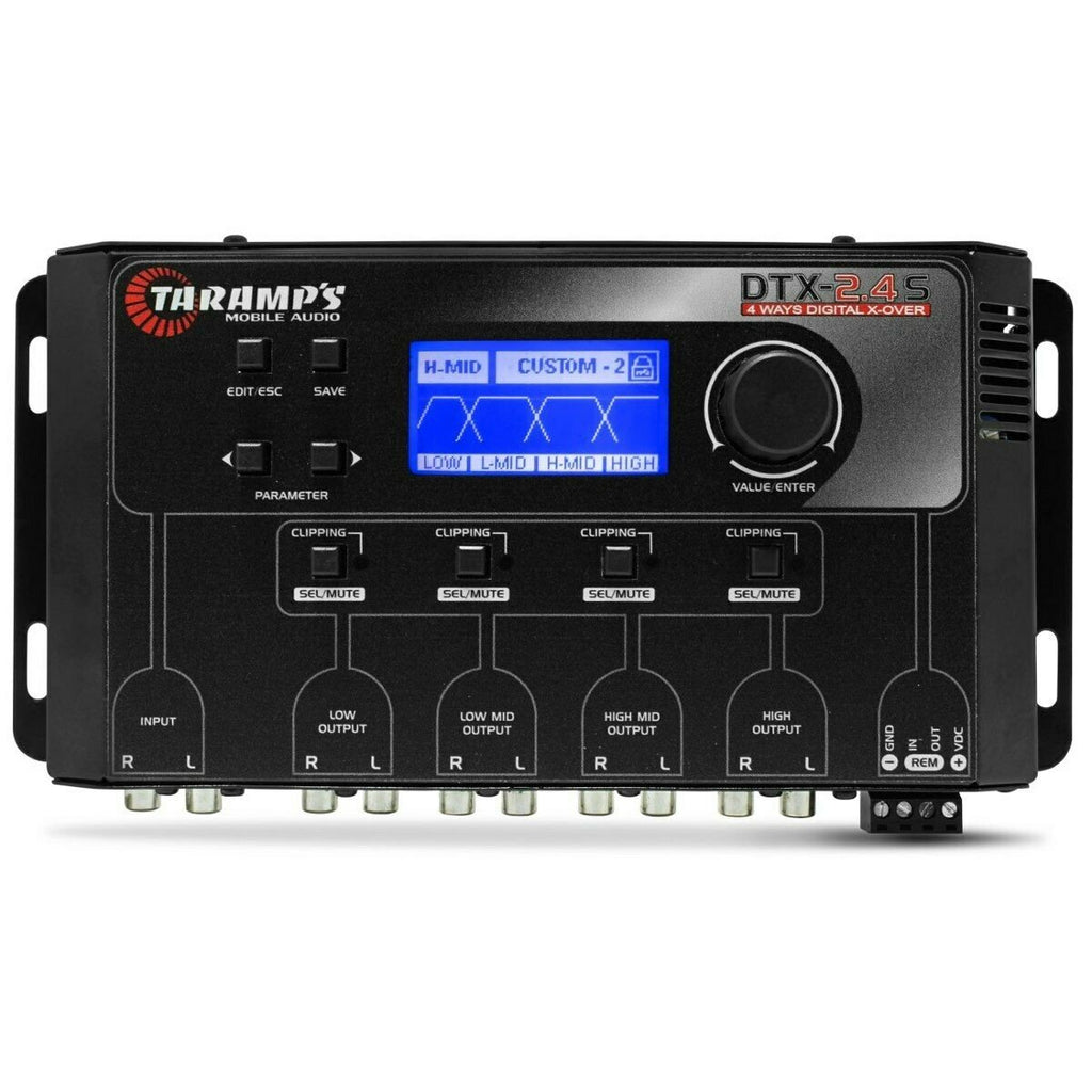 Taramps DTX 2.4S Four Channel Full Feature Low Distortion Auto