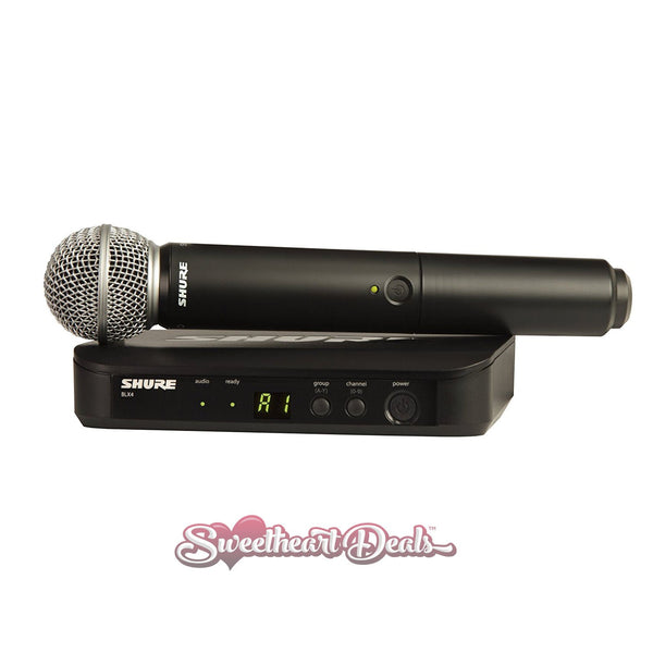 Shure BLX24 Vocal Wireless System With SM58 Mic H9 512 - 542 MHz
