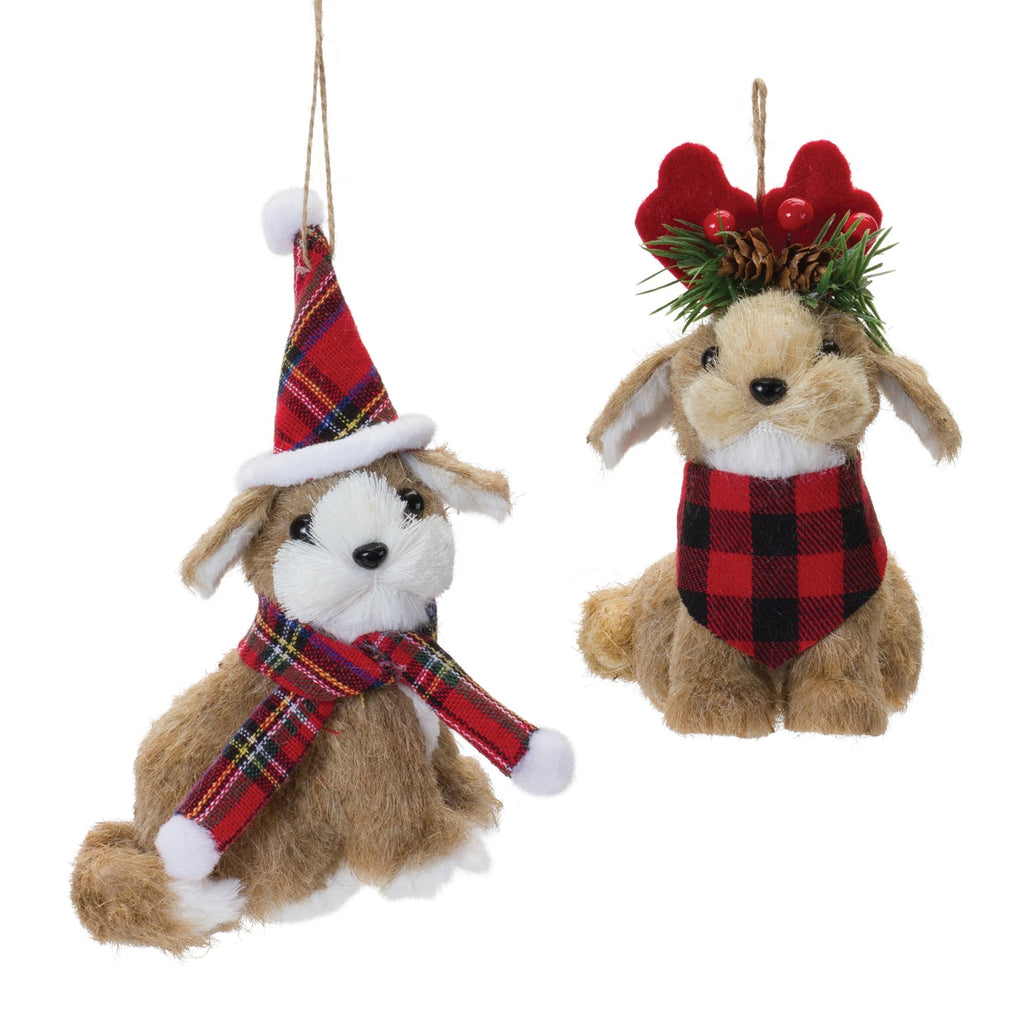 Felt Wool Mouse Ornament (Set of 6)