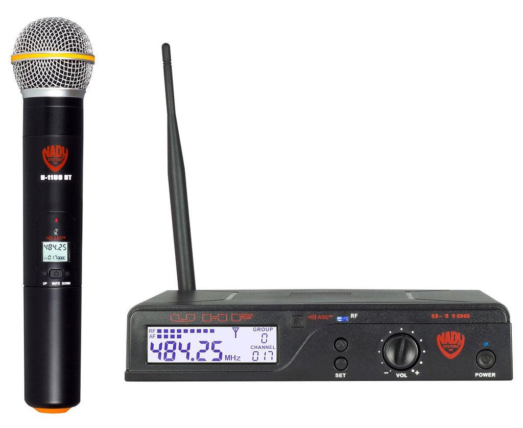 Nady 100 Channel UHF Wireless Handheld Microphone System U 1100