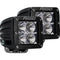 Rigid Industries 202113 LED Light D-Series Pro 3" Flood Beam Pair Universal 9