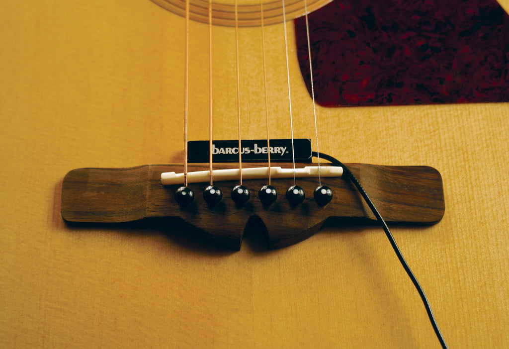 Barcus Berry Transducer Pickup - High Output, For Guitar, Ukulele, Drums, Wood Instruments
