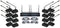 VocoPro 16 Channel UHF Wireless Conference Microphone System - DIGITALCONF16
