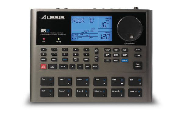 Alesis Drum Machine w/ Effects Engine Includes Reverb, EQ & Compression - SR18