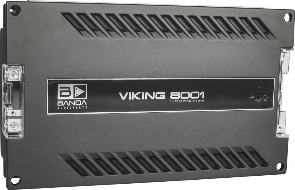 Banda 8000 Watts Max 1 Ohm Car Audio Mono Amplifier - VIKING 8001