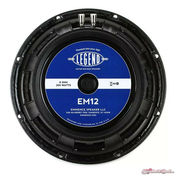 Eminence Legend EM12 12" 200W 8ohm Guitar Speaker