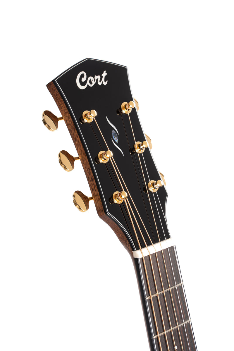 Cort GOLDA6-BO Gold Series Bocote Acoustic Electric Guitar - Natural Glossy