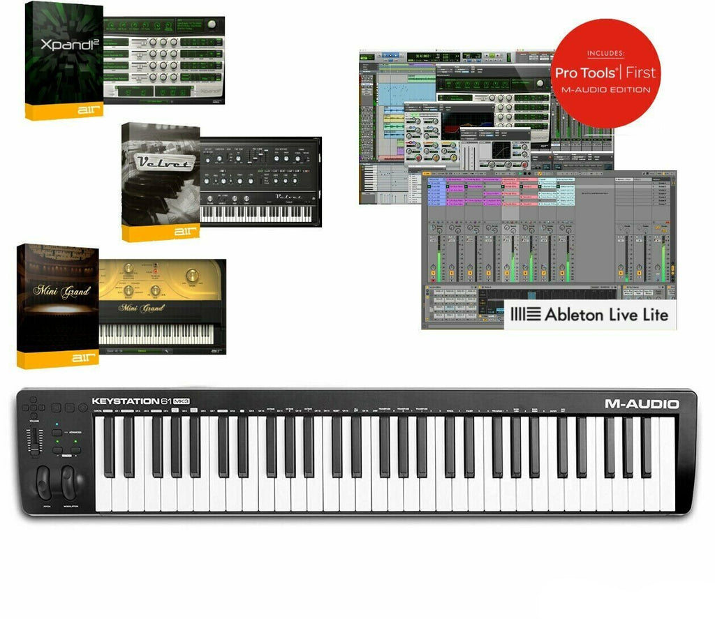 M-Audio Keystation 61 MK3 - USB MIDI Software Keyboard Controller