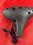 STL Ocarina 12-Hole Tenor Ocarina Aria Black Pre-Owned