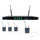 VocoPro UTD-QUAD-PLAY Quad Digital Wireless Headset Microphone System