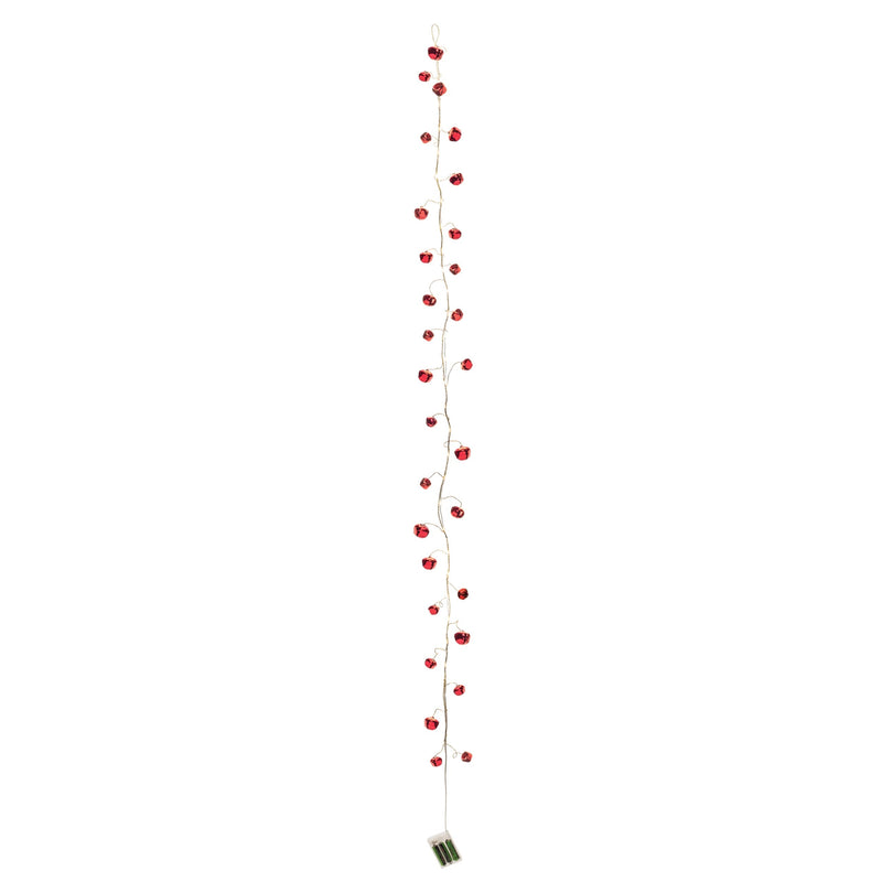 Melrose LED Sleigh Bell Garland (Set of 2)