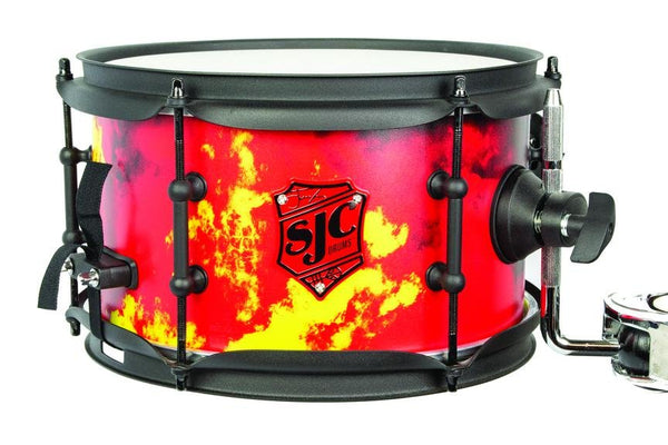 SJC Josh Dun Inferno Side Snare Drum 6x10 Poplar Custom Wrap