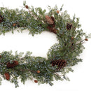 Melrose Mixed Juniper and Pinecone Garland 6'L