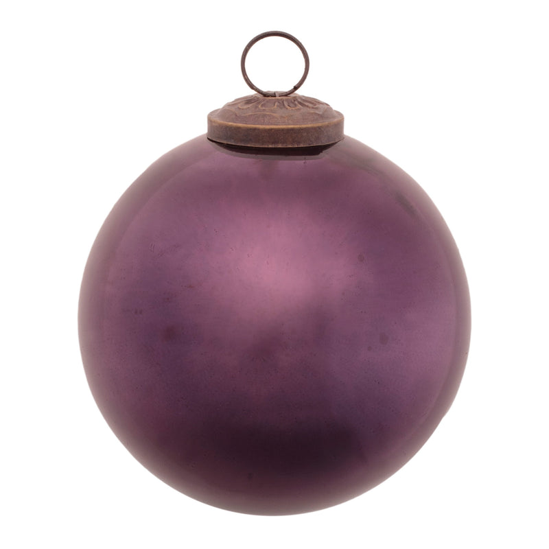 Melrose Frosted Glass Ball Ornament (Set of 12)