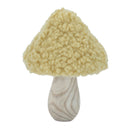 Melrose Set of 2 Wood & Fabric Mushroom Figurines