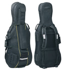 GEWA PURE Classic CS25 Cello Gig Bag 4/4 - 25mm Padding, Wheels, Black