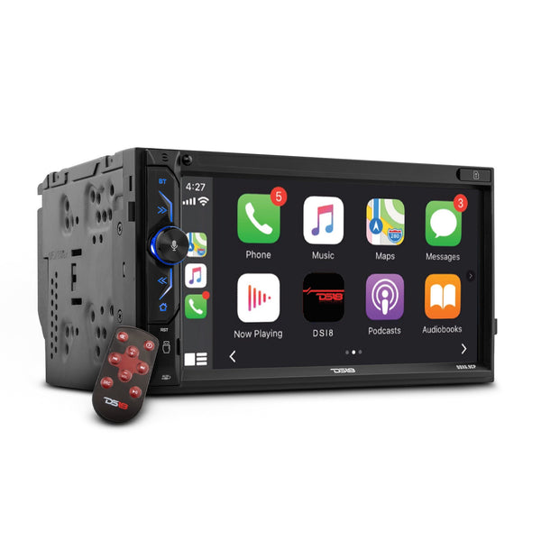 DS18 DDX6.9CP 6.9″ Mech‑Less Double‑DIN Touchscreen Head Unit – Bluetooth, CarPlay & MirrorLink
