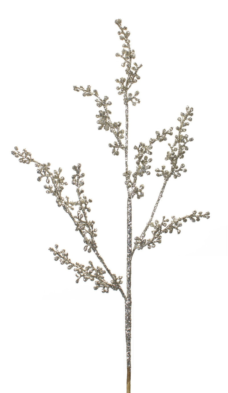 Melrose Glittered Berry Spray (Set of 12)
