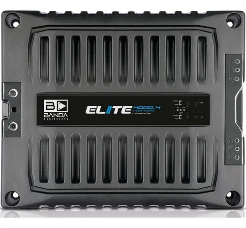 Banda Elite 4000.4 4-Channel 2 Ohm 4000W RMS Car Amplifier – Black