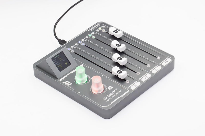 Deersync M-BRIO-4FADE Multi-Platform MIDI CC Controller w/ 4x100mm Faders