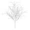 Melrose White Glitter Twig Bush (Set of 6)