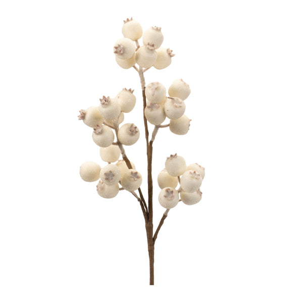 Melrose Beaded Berry Spray (Set of 6)