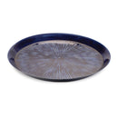 Melrose Round Etched Metal Tray 13.5"D